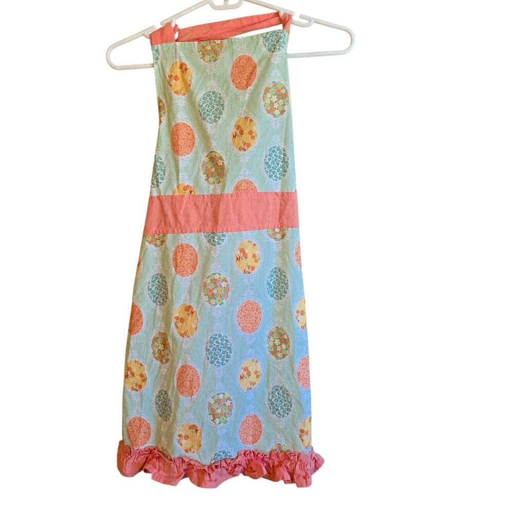 vintage floral apron